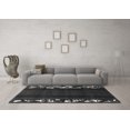thumbnail image 3 of Ahgly Company Indoor Square Abstract Gray Modern Area Rugs, 7' Square, 3 of 4