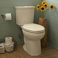 thumbnail image 5 of American Standard H2Option 2-Piece 1.28 GPF 2 Flush Vitreous China Elongated Toilet in Bone, No Seat, 5 of 5