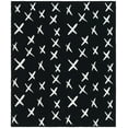 thumbnail image 3 of Safavieh Alto 50" x 60" Southwestern Cotton Throw, Black/Ivory, 3 of 8