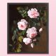 thumbnail image 1 of Cuadros Decorativos Bordado completo Hilo de algodón 11CT Impreso Rosa china Punto de cruz (ACC-836) Wdftyju embutido en tela, 1 of 9