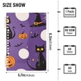 thumbnail image 2 of FORMRS 1-Subject Spiral Notebook 8" x 5" College Ruled 60 Refillable Sheet A5 Hard Cover, 2 Pack, Halloween Black Cat, 2 of 7