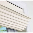 thumbnail image 5 of Arlo Blinds Cordless Fabric Roman Shades Light Filtering with backing, Color: Ivory, Size: 35"W x 60"H, 5 of 6