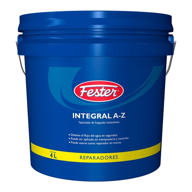Taponador de Fraguado Instantáneo Fester Integral A-Z 4 L