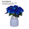 thumbnail image 4 of Bewildely 10 piezas de tela de simulación de flores artificiales de larga duración para el hogar, sala de estar, fiesta, plantas decorativas de flores Flores artificiales Azul Bewildely HA084570-04, 4 of 6