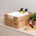 thumbnail image 5 of Water Hyacinth Pantry Baskets Set of 4, Natural Wicker Storage Bins for Shelves Organization, 5 of 6