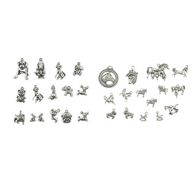 30pcs Colgantes de Joyerías Perfecl Material de Bricolaje Animal
