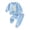 0-Blue34, variant on Tiijoy Infant Girls Easter Bunny Outfits Cotton Sweatshirt Pants 2Pcs Set, Sizes 3M-3T