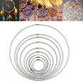 thumbnail image 3 of Fairnull 35mm-160mm Metal Hoop Strong DIY Iron Creative Dreamcatcher Ring for Home, 3 of 9