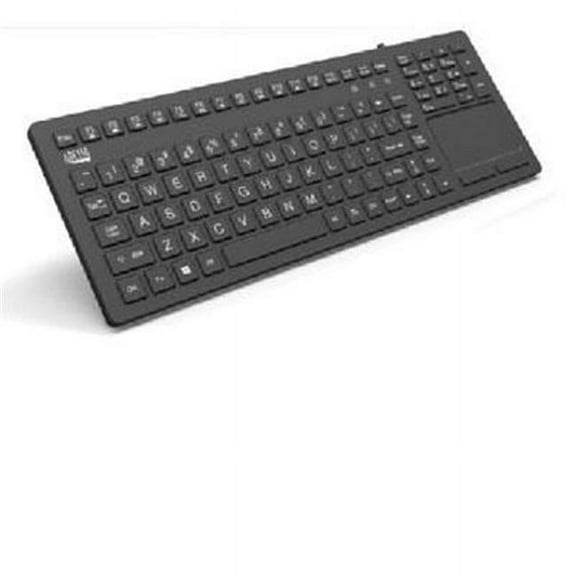 Adesso® Touchpad Keyboard With Antimicrobial Protection, 108 Key, AKB-27OUB