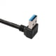 thumbnail image 3 of 4X Cable de Extensión de Ángulo Recto de 90 Grados USB 3.0 Cable Adaptador Macho A Hembra, 20 cm, 3 of 5