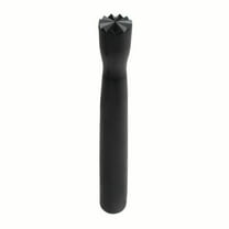Excellante 8" bar muddler,triangular head, polycarbonate, black, comes in each