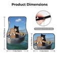 thumbnail image 5 of Yiaed Two Brave Cats Are Floating On The Sea Iceberg Print Carpet Floor Mats for Cars, Auto Accessories Front & Rear Car Floor Mats Car Floor Foot Mat Sets of 4 Pieces, 5 of 7