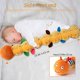 thumbnail image 4 of Gusano musical suave para bebés, colores brillantes, textura, arrugas y sonajeros, juguetes sensoriales de peluche para recién nacidos, niños pequeños, preescolares, niñas y niños de 0 a 6 meses., 4 of 5
