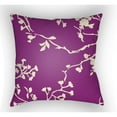 thumbnail image 3 of Surya CF009-2222 22 x 22 x 5 in. Chinoiserie Floral Floral Square Throw Pillow, Cream & Pale Pink, 3 of 7