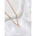 thumbnail image 5 of Gold Dainty Alphabet Pendant Necklace Capital Pendant for Women Gifts Golden, 5 of 9