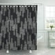 thumbnail image 1 of ABPHQTO Cuadros negros abstractos cuadrados urbanos Chevron blanco abstracción geométrica edificios cortina de ducha cortina de baño 165x180 cm ABPHQTO PKNMT66x72Shower-13928, 1 of 2
