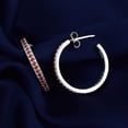 thumbnail image 2 of Garnet Hoops, 2 of 4