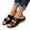 Black, variant on Viluyesy Sandals for Womens, Arch Support Soft Sole Slip-On Summer Casual Slippers Green