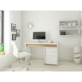 thumbnail image 3 of Nexera Chrono 3-Drawer Filing Cabinet, White, 3 of 6