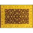 thumbnail image 1 of Ahgly Company Indoor Rectangle Oriental Yellow Traditional Area Rugs, 4' x 6', 1 of 4
