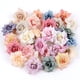 thumbnail image 2 of Flor Artificial de 4,5 cm para decoración, cabeza de rosa de seda para boda, hogar y Año Nuevo, guirnalda artesanal, caja de regalo para álbum de recortes, 10 unidades, 2 of 4