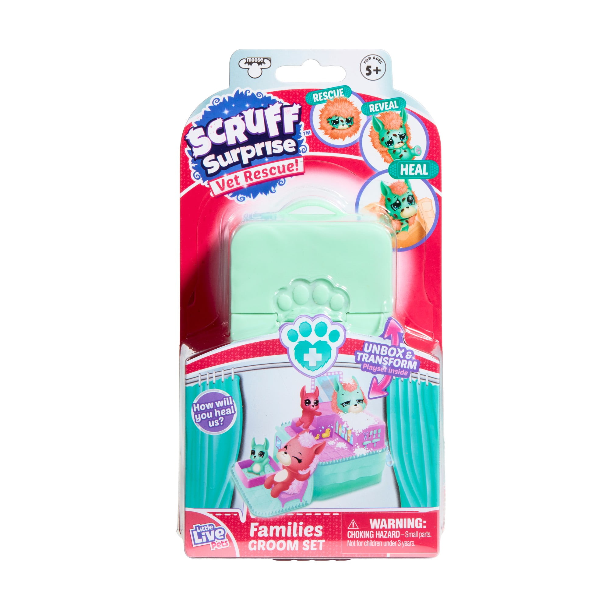 Little Live Pets Scruff Surprise Vet Rescue Doll Playset