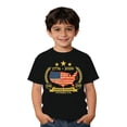 thumbnail image 3 of CCRFTGI 250 Anniversary Usa Flag Shirts for Kids Boys Girls Size 10-12 Patriotic Cute Tops 4th Of July American Flag Striped Outfits Freedom Summer Tops Festival T-Shirts Black 2-3 Years, 3 of 5