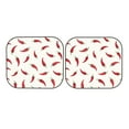 thumbnail image 7 of Haiem Chili Car Windshield Sun Shade (2 Pieces) Foldable Windshield Sun Shade Car Accessories for Truck SUV Pickup-Medium, 7 of 7