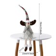 thumbnail image 1 of Muñecos de alce de pie para Navidad, figuritas de reno con luces para regalo de Navidad, decoración del hogar de Año Nuevo, 2023, 1 of 4