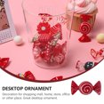 thumbnail image 3 of 6Pcs Simulée Bonbons Bureau Décor Verre Bonbons Conception Ornement Partie Prop Style Mixte, 3 of 6