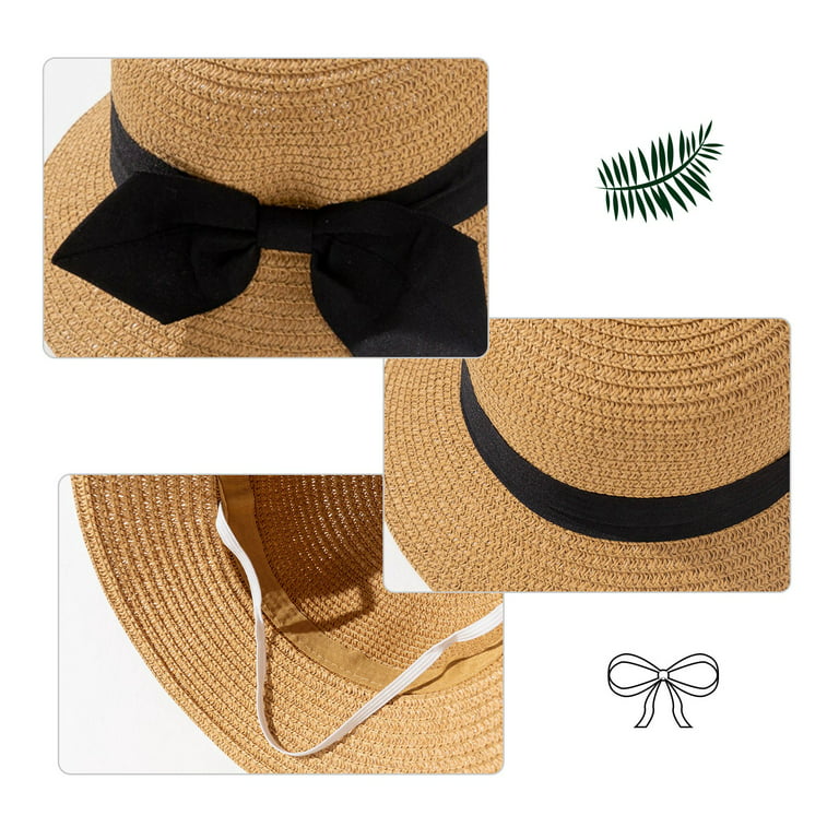 Womens Bow Visor Hat Vacation Travel Hat Summer Hat Foldable Outdoor Hat  Cute Beach Hats for Women Hats for Natural Hair Women Fedora Summer Mens