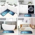 thumbnail image 4 of SKYSONIC Butterfly 2 Pieces Kitchen Rug Cushioned Anti-Fatigue Kitchen Rugs Set for Home Office Laundry,19.7" x 27.6"+19.7" x 47.2", 4 of 7
