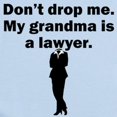 thumbnail image 2 of CafePress - My Grandma Is A Lawyer Body Suit - Long Sleeve Cotton Baby Bodysuit, 2 of 4