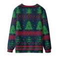 thumbnail image 4 of Aoochasliy Mens Hoodies Pullover Christmas Clearance Xmas Pullover Casual Loose Tops Xmas Day Long Sleeve Round Neck Sweater, 4 of 4