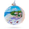 thumbnail image 2 of Turks and Caicos Glass Ball Christmas Ornament 4 Inches, 2 of 5
