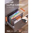 thumbnail image 2 of ThinkTex Plastic Expanding Hanging File Folders,, 2 of 6