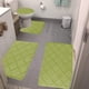 thumbnail image 1 of Fiudx Juego de Alfombras de Baño de Espuma, Suave Terciopelo Polar con Reverso Antideslizante, Muy Absorbentes, Lavables a Máquina, Juego de 4 Alfombras de Baño, Diseño Moderno, Multiusos, 40 X 60 Cm, 1 of 6