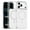 Clearwhite, variant on Allytechgroup for iPhone 17 Pro Max Back Cover Protective Case, Support Wireless Charging Slim Fit Shock-Absorbent PC+TPU Non-Slip Lightweight Basic Case for Apple iPhone 17 Pro Max, Blue