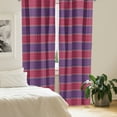 thumbnail image 2 of Ambesonne Asbtract Window Curtains, Concentric Dots Circles, Each 28" W x 63" L, Pink and Violet, 2 of 4