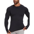 thumbnail image 3 of 2 Pack Men's Quarter Zip Pullover Sweats Quick Dry Long Sleeve Active Performance Shirt with Thumb Hole Athletic Tops, 3 of 5