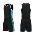 thumbnail image 3 of Camiseta de baloncesto de gran tamaño 4XS-7XL para hombres y niños 2023 nueva en 2 piezas, camiseta y pantalones cortos, ropa deportiva, uniforme de baloncesto para niños y hombres, 3 of 5
