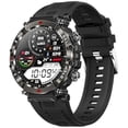 thumbnail image 1 of wonima11 Military Smartwatch for Men, Rugged Tactical Bluetooth Call Watch, 1.39" HD Outdoor Fitness Tracker with Heart Rate, Sleep, Blood Oxygen Monitor for Android iOS Phone(Black), 1 of 1