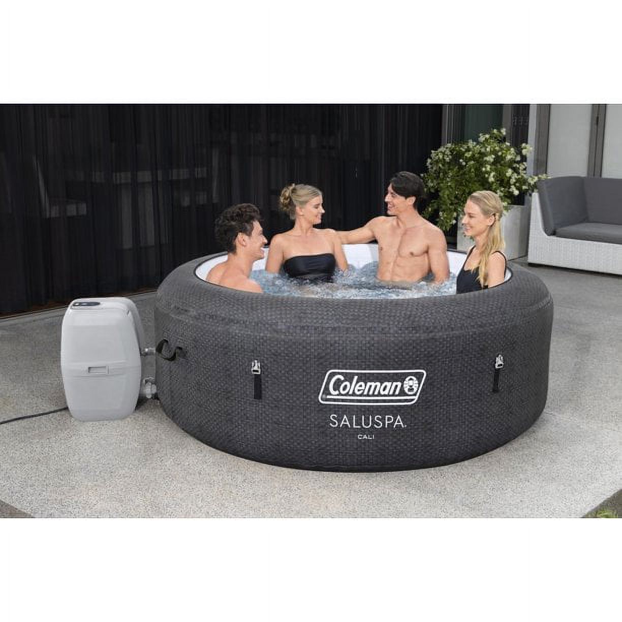 Coleman Cali Energy Sense 177 gal. Spring Inflatable Hot Tub Spa 2-4 Person, 104˚F - image 3 of 8