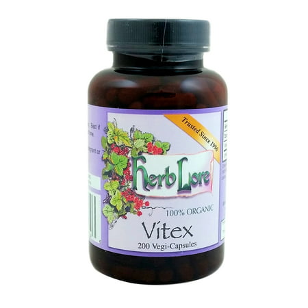Herb Lore Organic Vitex (Chasteberry) – 200 (Best Vitex Chasteberry Supplement)