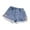 Blue, variant on Cathalem Toddler Shorts Girls Girls Summer Denim Shorts Fit Stretch Casual Shorts (Blue,6-12 Months)