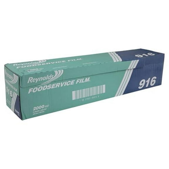 Reynolds 916 2000' Length x 24" Width, PVC Foodservice Wrap Film