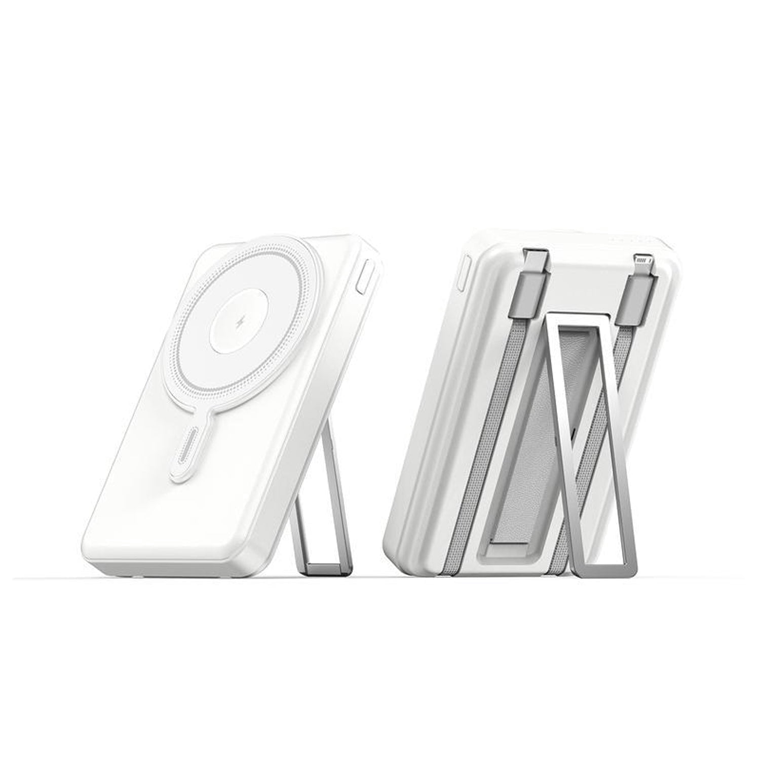 10000mAh Magnetic Battery Wireless Power Bank,20W Fast Charging Portable Charger,3-in-1 Wireless Charger Built-in Cables foriPhone 16. 15.../Samsung/iPad4