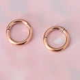 thumbnail image 4 of 2Pcs 6mm - 10mm Mujeres Hombres de con bisagras Septum Hoop Ear Lip Nose Stud Rose Gold Yuyangstore Pendientes de aro, 4 of 8