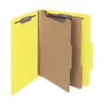 thumbnail image 3 of Smead® Pressboard Classification Folders, 2 Dividers, Letter Size, Yellow, Box Of 10, 3 of 9