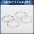 thumbnail image 4 of Unique Bargains Hub Centric Rings, 66.1mm ID to 75.1mm OD Vehicle Wheel Hubrings Aluminum Alloy, 4 Pcs, 4 of 6